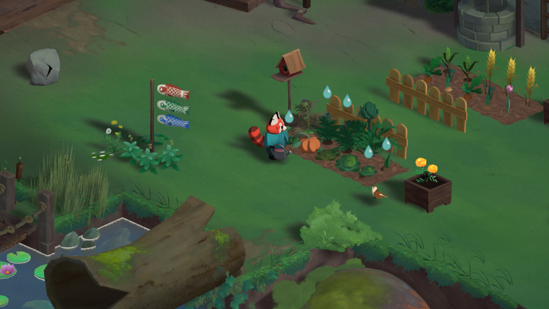 在巨大的水豚身上愜意小憩是遊戲中的一大享受