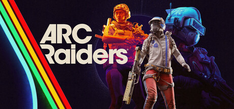 ARC Raiders 遊戲主視覺，呈現三位入侵者望向遠方的機械威脅。