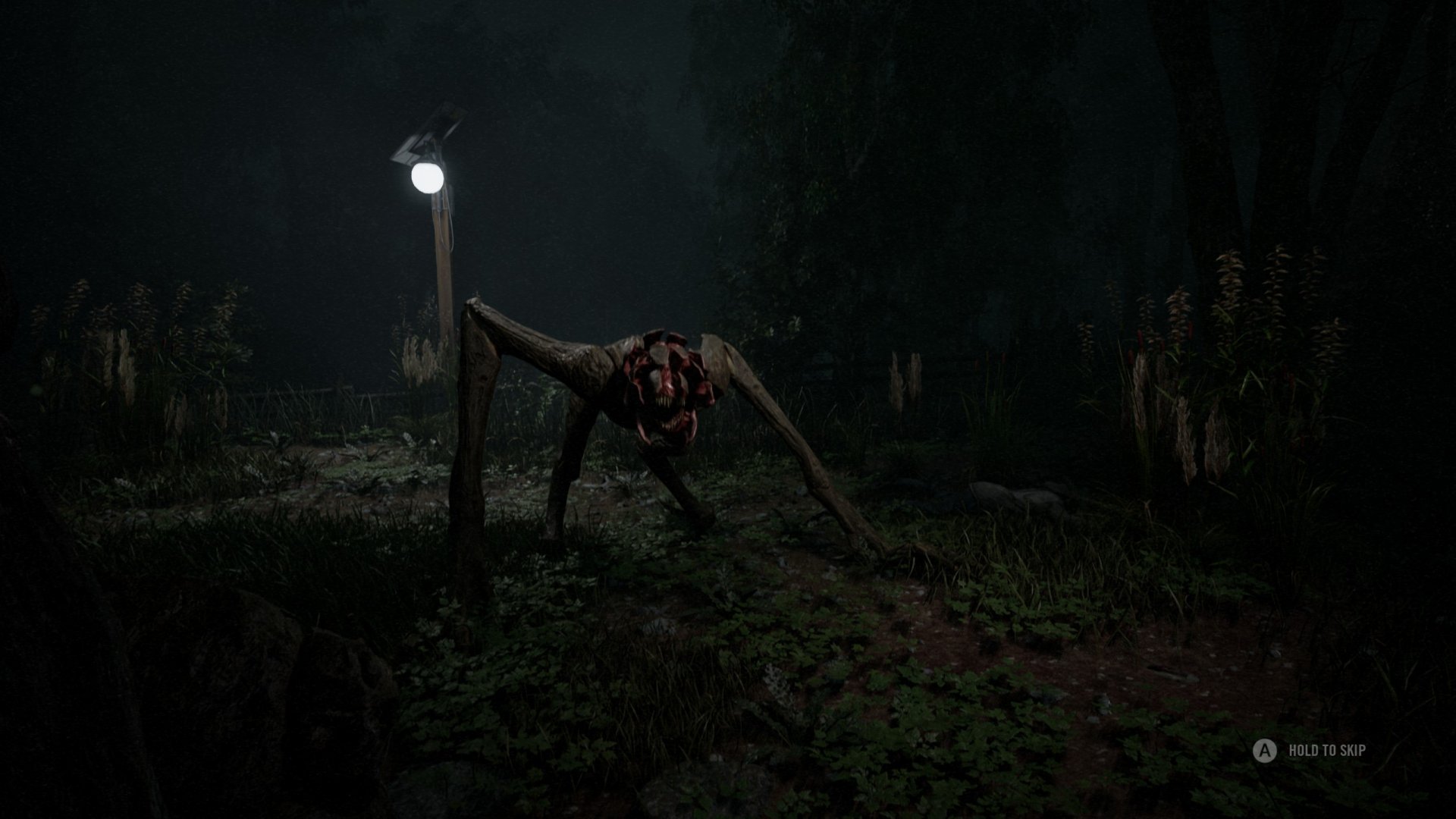 主角在荒廢的城市中探索