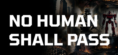 遊戲主視覺圖，展現了主角與機器人軍團的激烈對抗