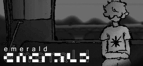 《emerald》的遊戲主視覺圖,展示了其獨特的藝術風格和標題設計。