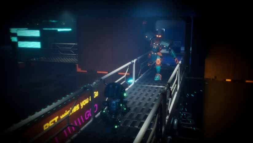 遊戲場景充滿科幻氛圍