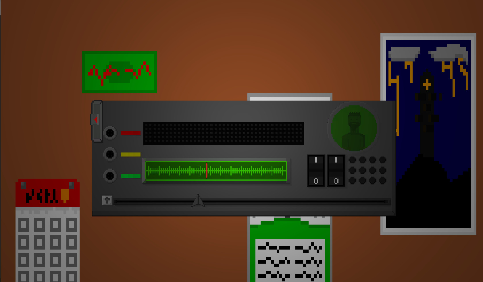 遊戲中的廣播電台場景