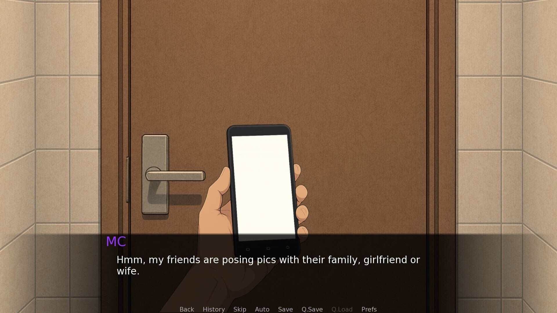 遊戲中的一個情感時刻