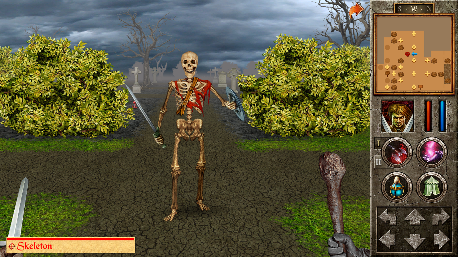 遊戲中的回合制戰鬥畫面