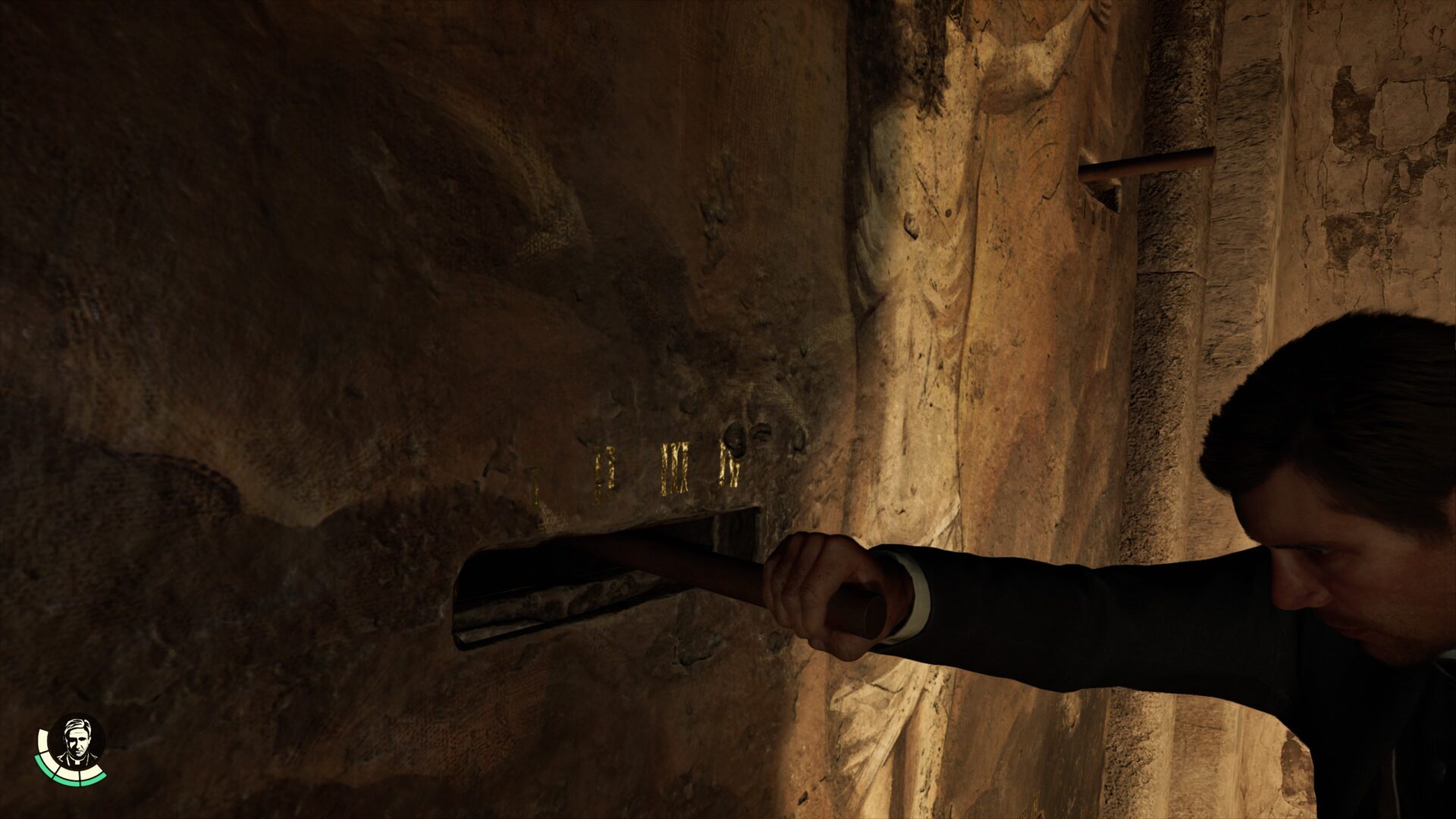 遊戲中的古墓解謎場景