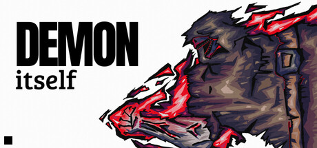 遊戲的主視覺橫幅,展現了主角與巨大惡魔對峙的場景。