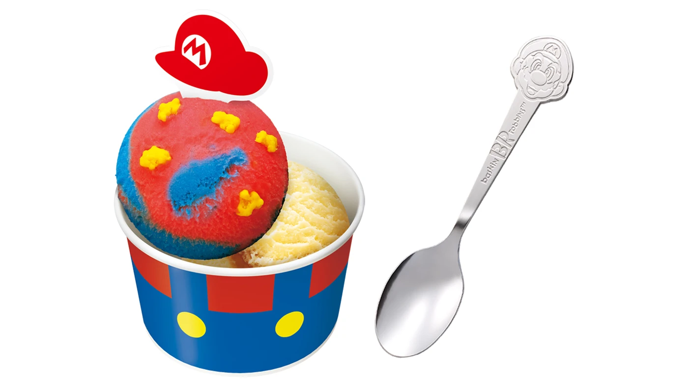 附贈瑪利歐造型湯匙的特製組合