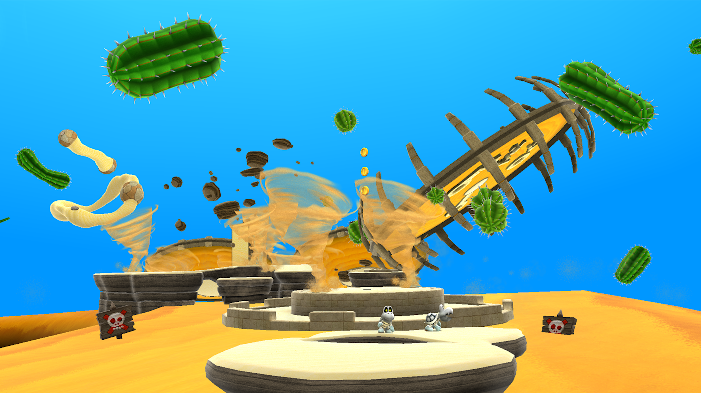 漂浮在空中的沙漠遺跡