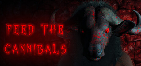 遊戲的主視覺圖,呈現了被食人族包圍的恐懼感。