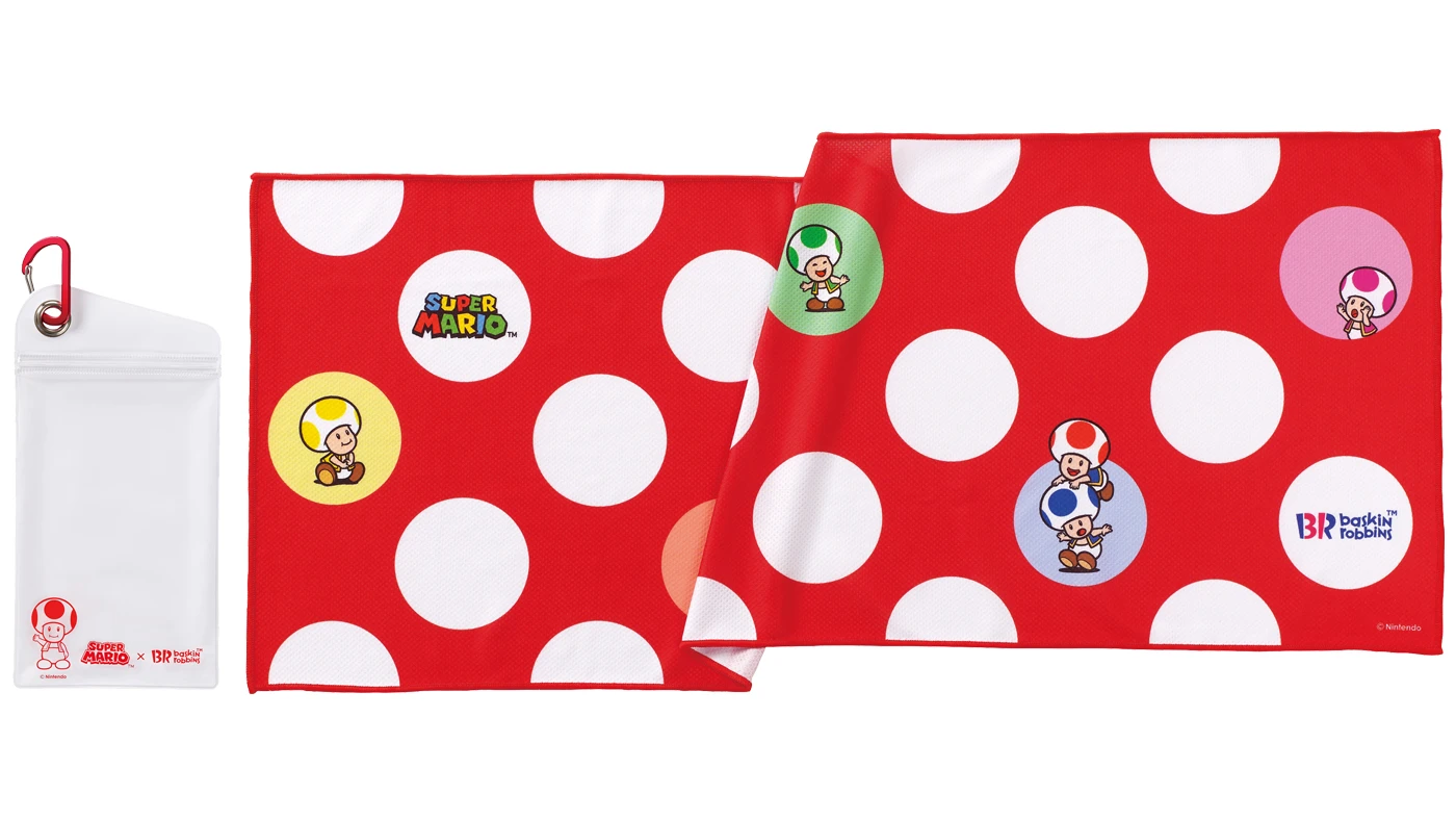 附贈的奇諾比奧涼感毛巾