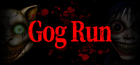 GogRun 遊戲主視覺，呈現一個在黑暗空間中奔跑的角色