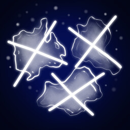 Dim 遊戲畫面，主角在黑暗的環境中發光