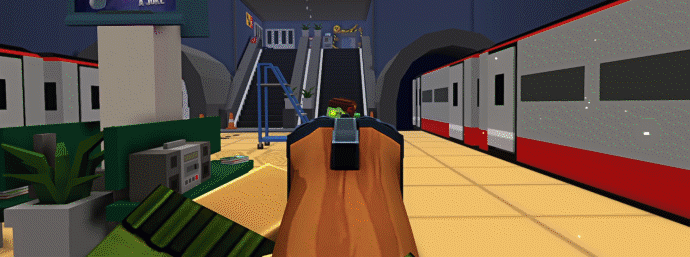 玩家與巨大的頭目級殭屍展開激烈對決。