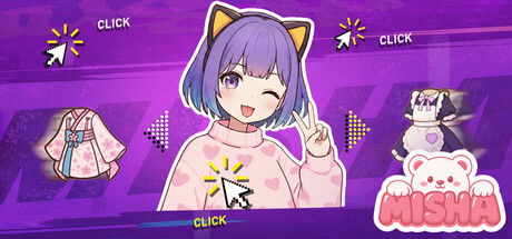 遊戲的主角是一位充滿活力的動漫女孩米莎