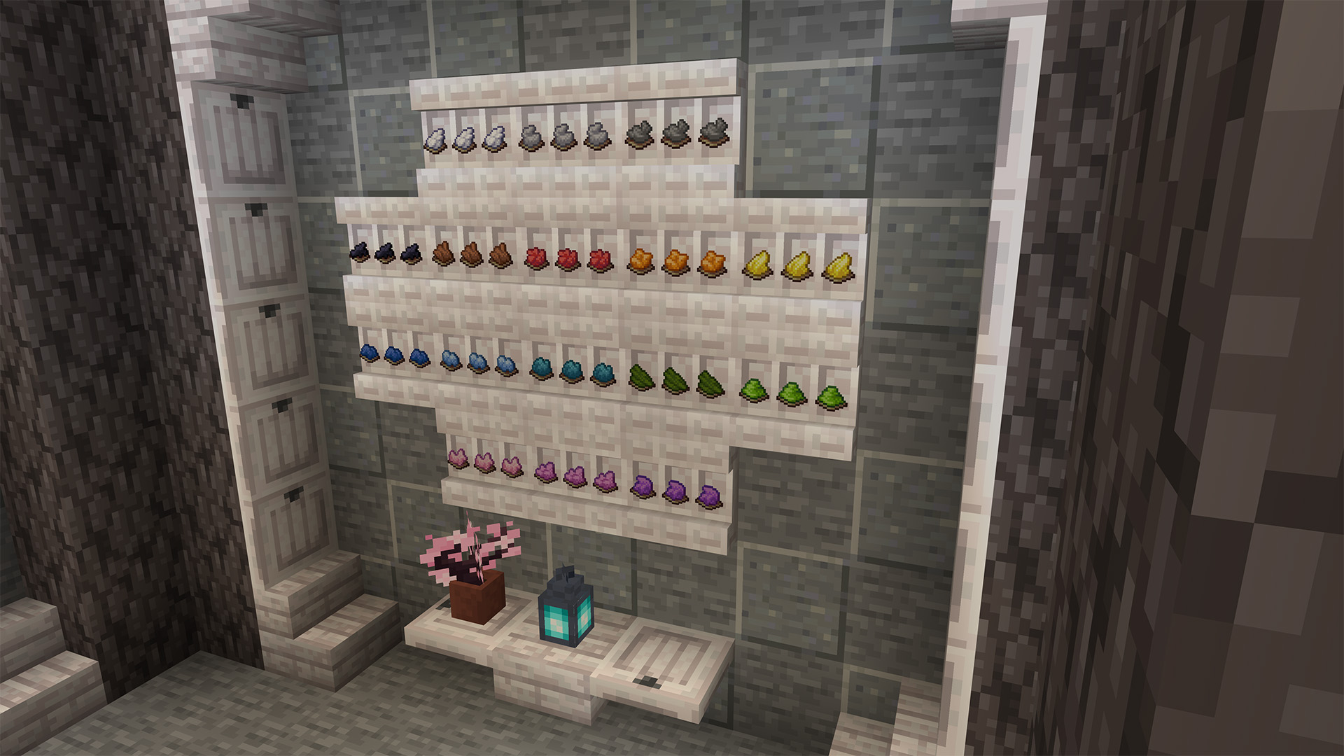 重新設計後更易於分辨的染料圖示