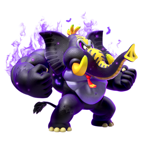 咚奇剛變身為大象形態