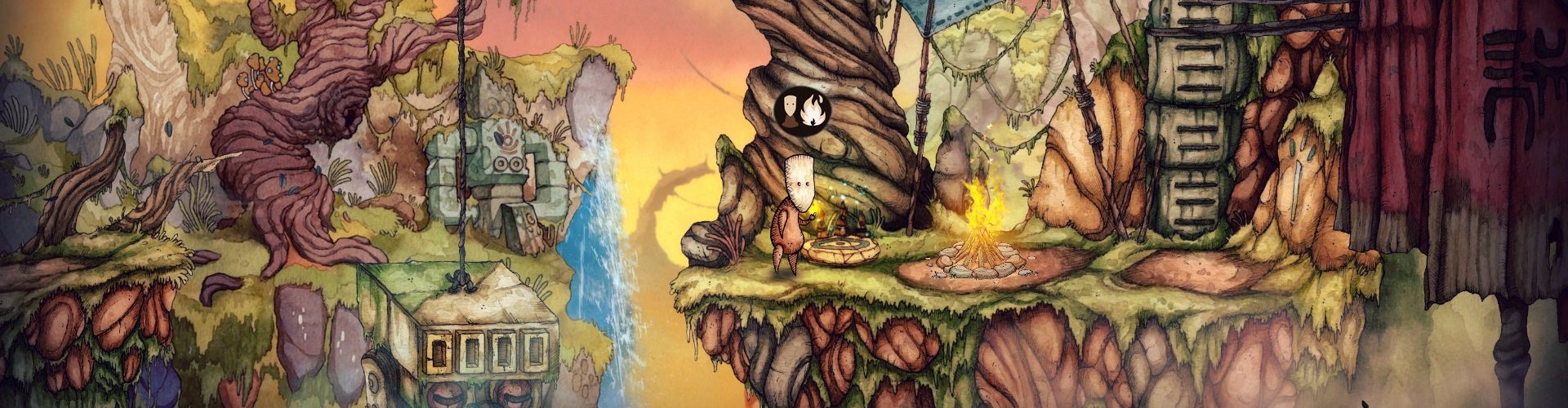 遊戲中充滿生命力的手繪場景