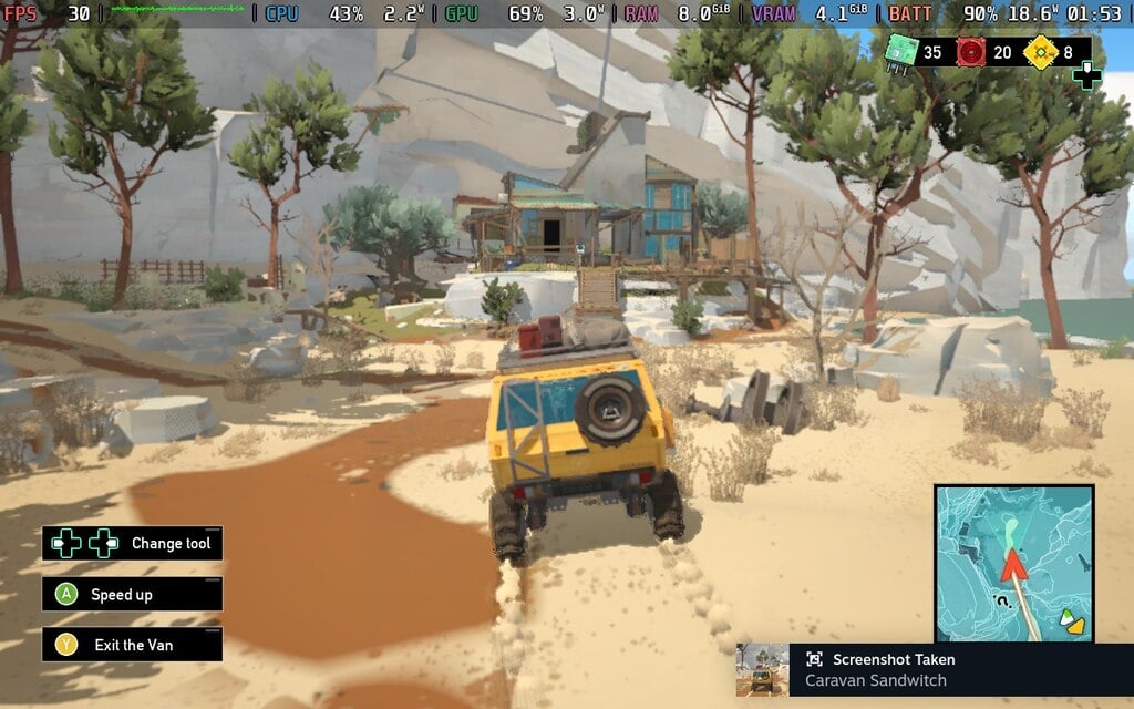 遊戲中充滿了色彩繽紛的場景