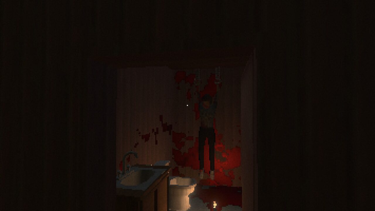 遊戲中的血腥塗鴉