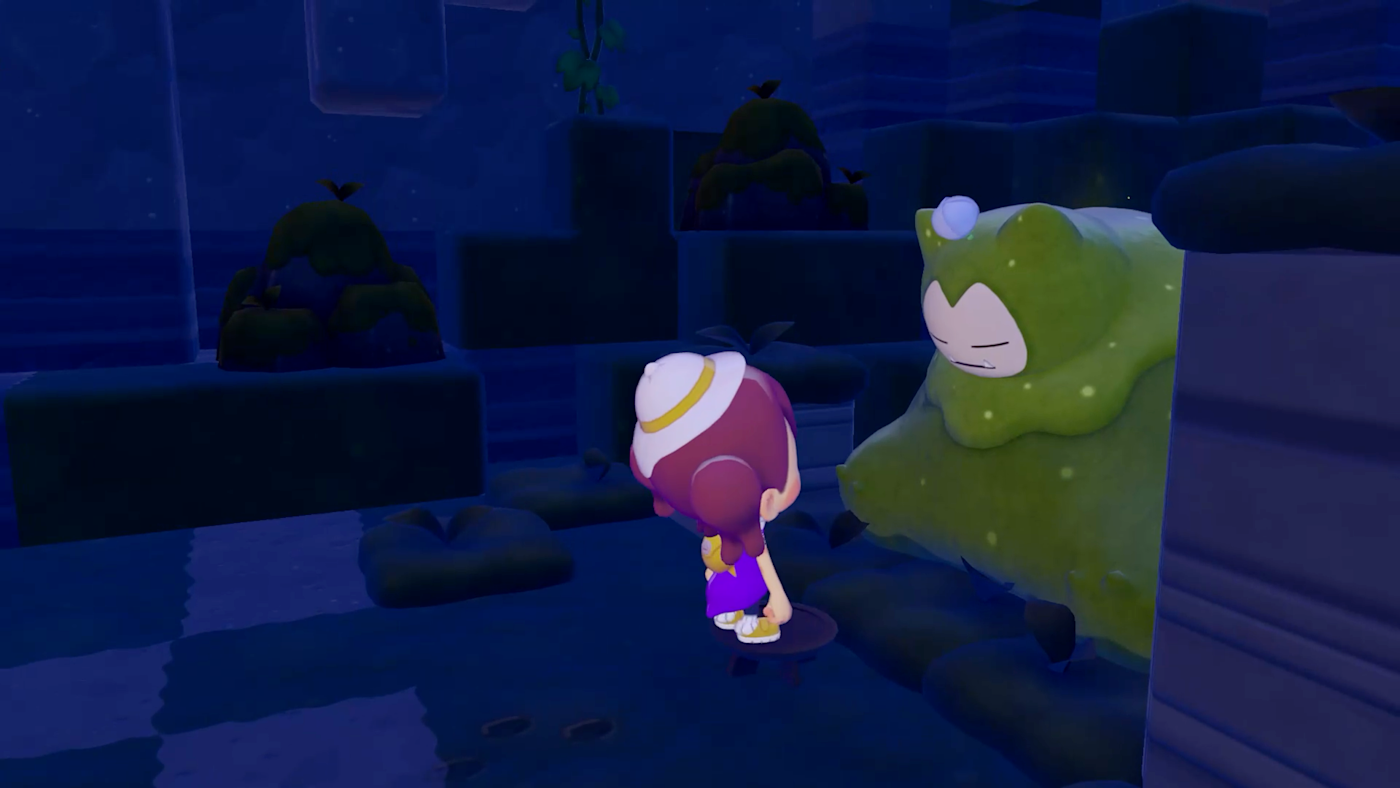 萌苔卡比獸在睡覺