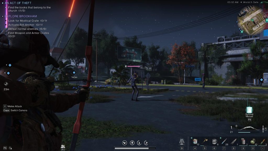 玩家騎乘載具探索世界