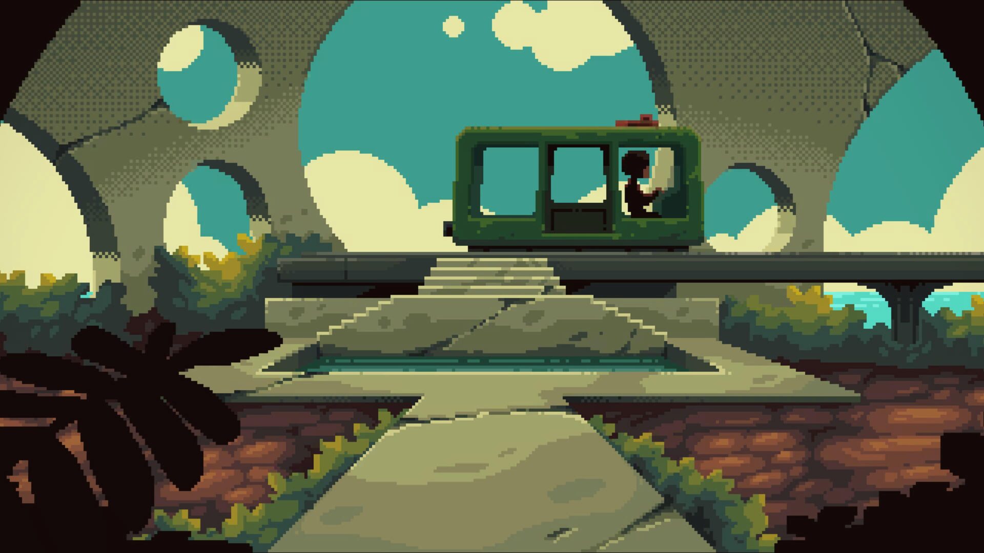 充滿細節與氛圍的像素場景