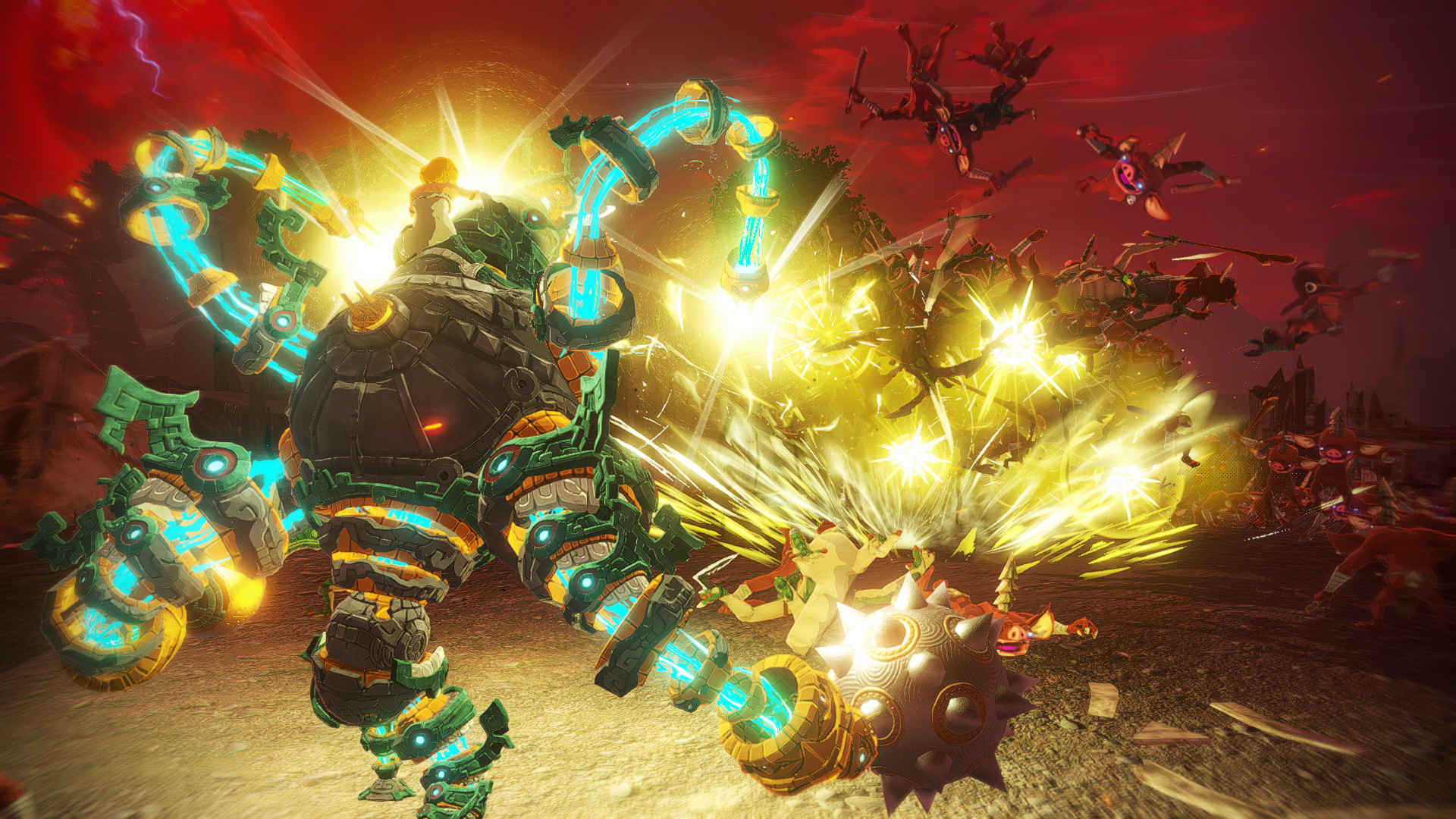 薩爾達與米涅魯的同步攻擊