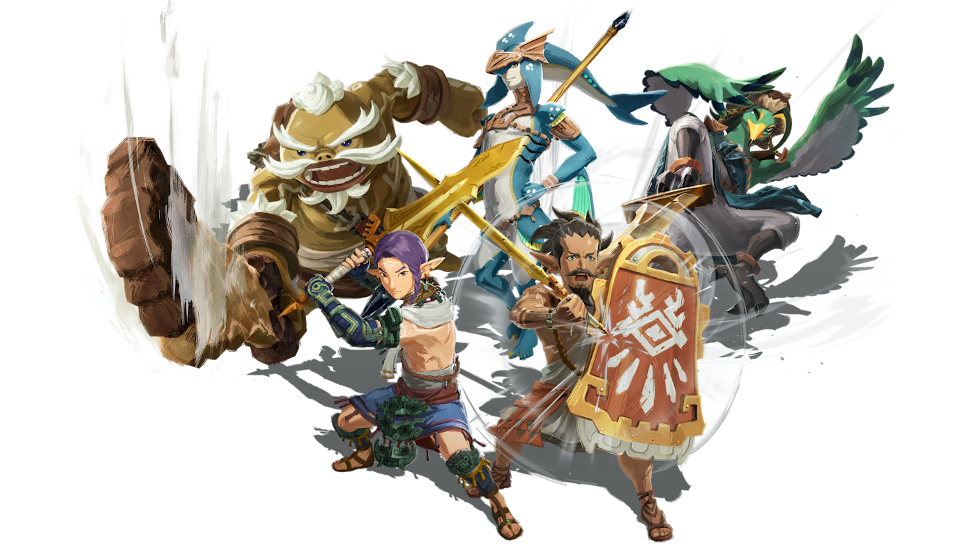 海拉魯各族的戰士們集結，共同對抗魔王大軍。