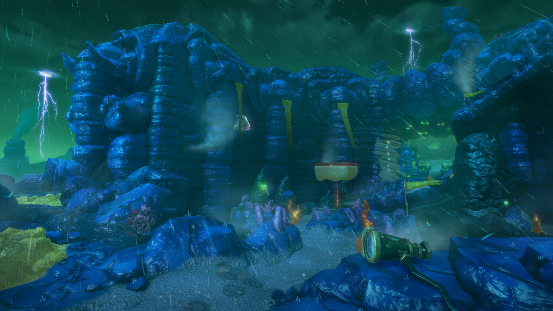 暴風的地層場景