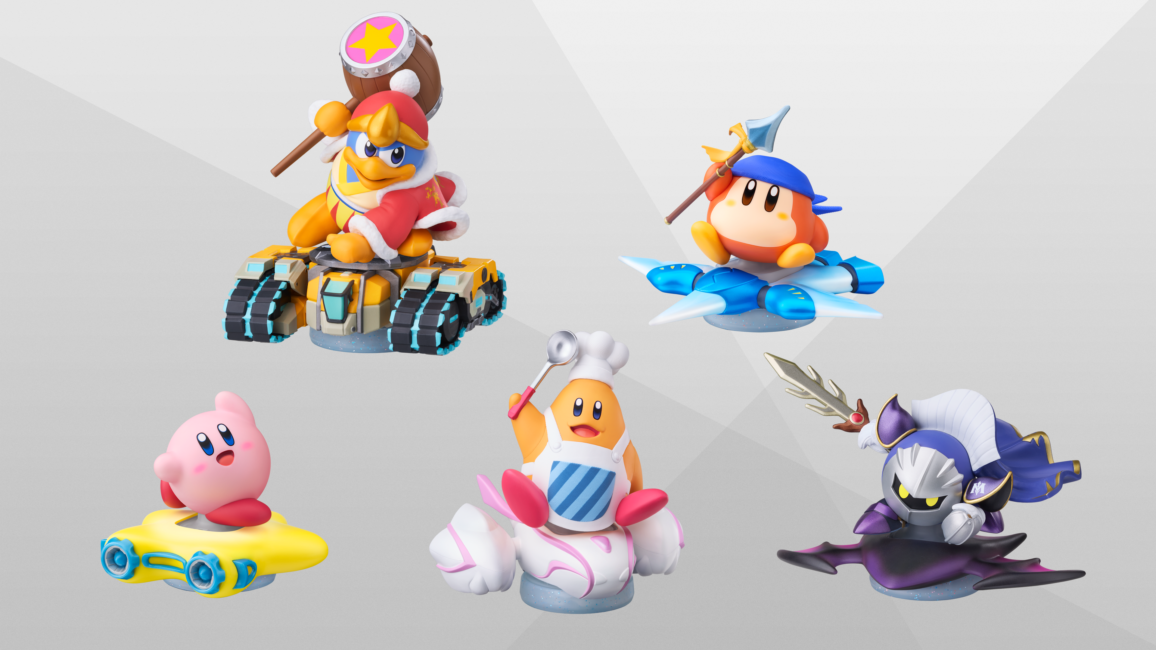 兩款全新的amiibo公仔，分別是卡比與傳送之星，以及頭巾瓦豆魯迪與羽翼之星。