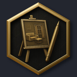 遊戲截圖,一個舒適的戶外庭院,設有休息區和燒烤架。