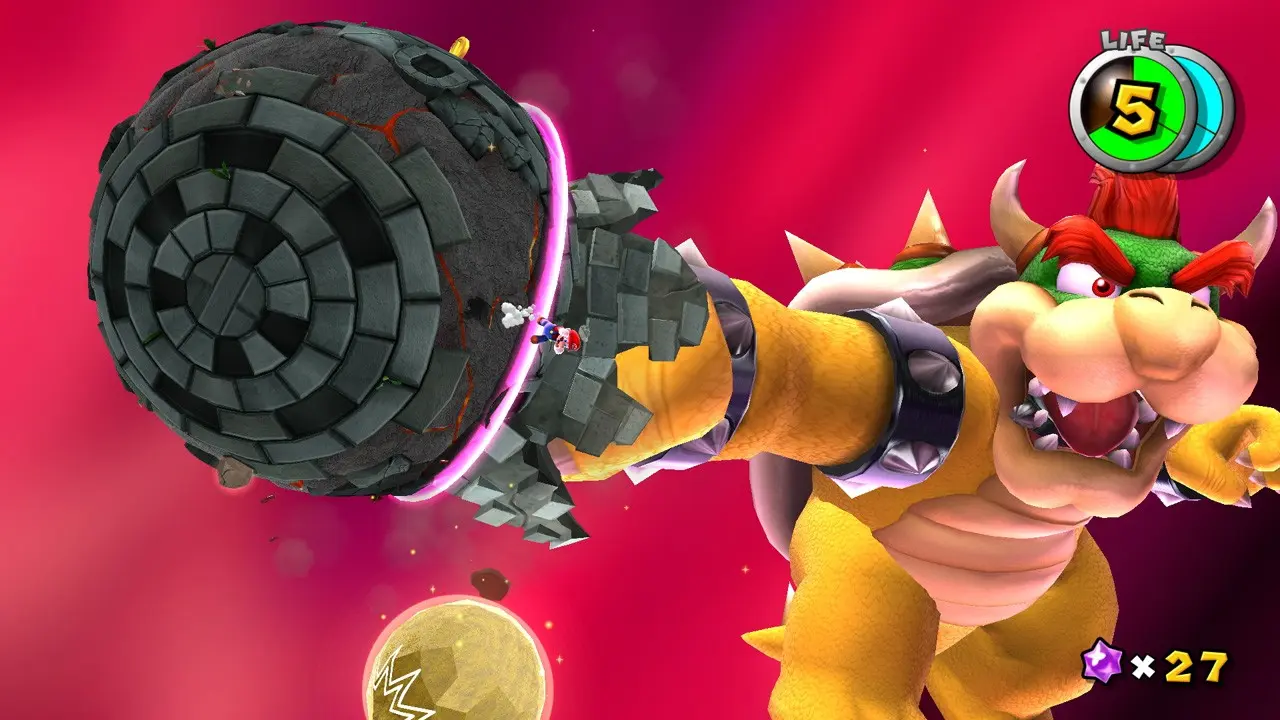 超級瑪利歐銀河二代遊戲畫面