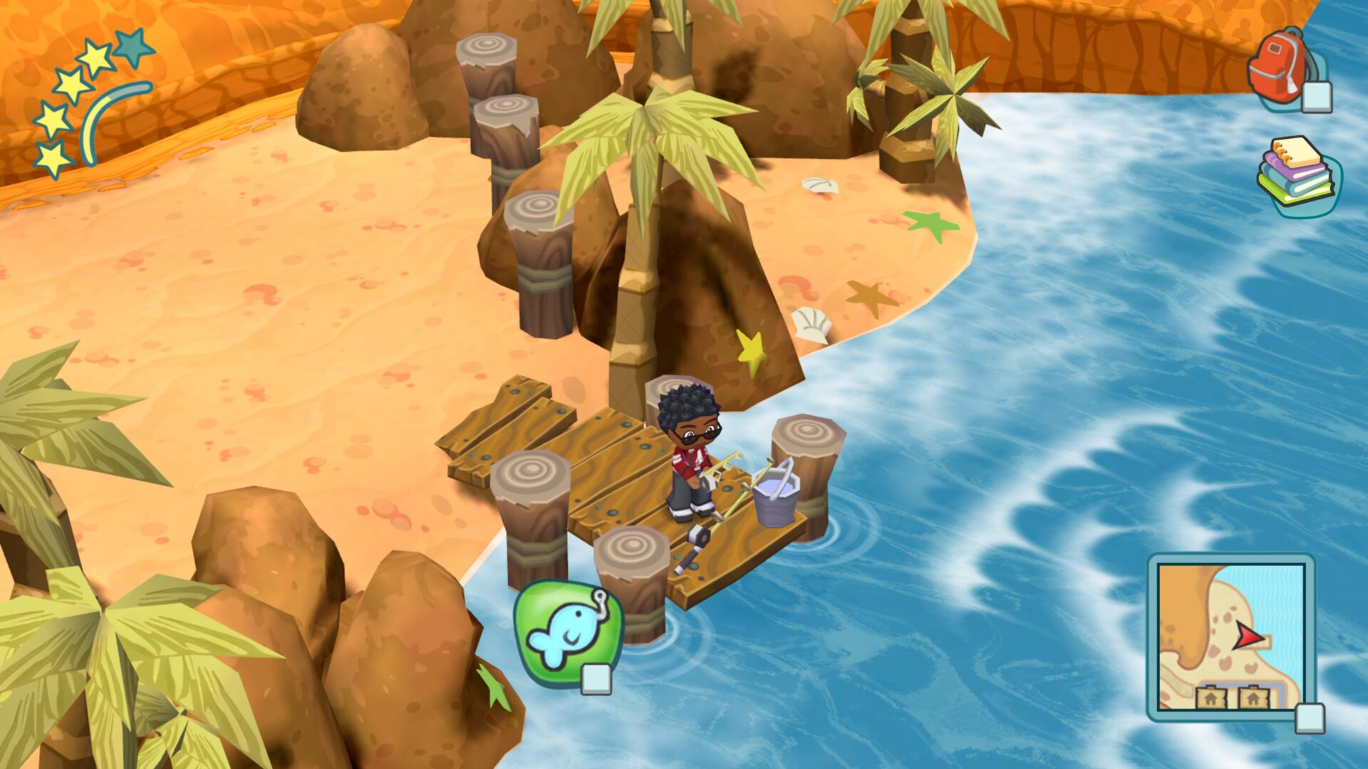 MySims 遊戲中的建造畫面