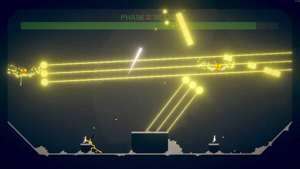 火柴人戰鬥遊戲中的特殊BUG畫面