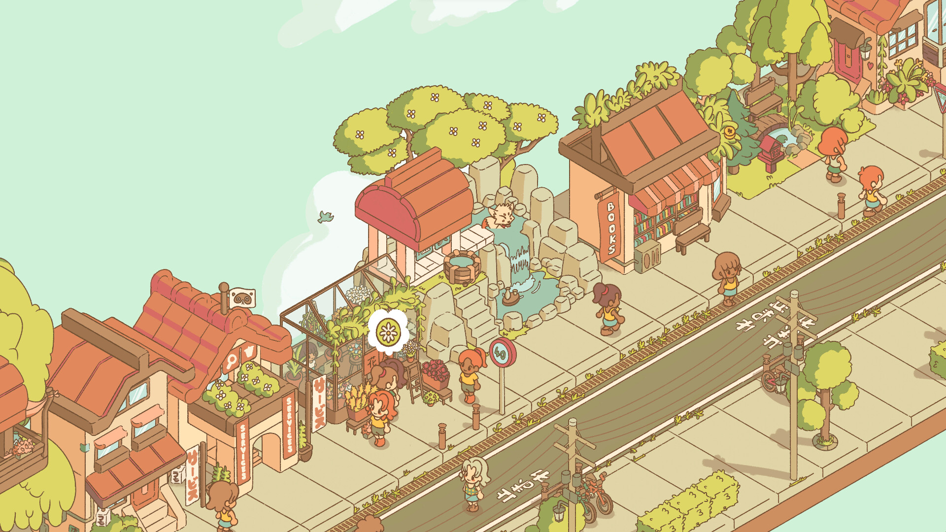 遊戲畫面充滿可愛的細節與貓咪