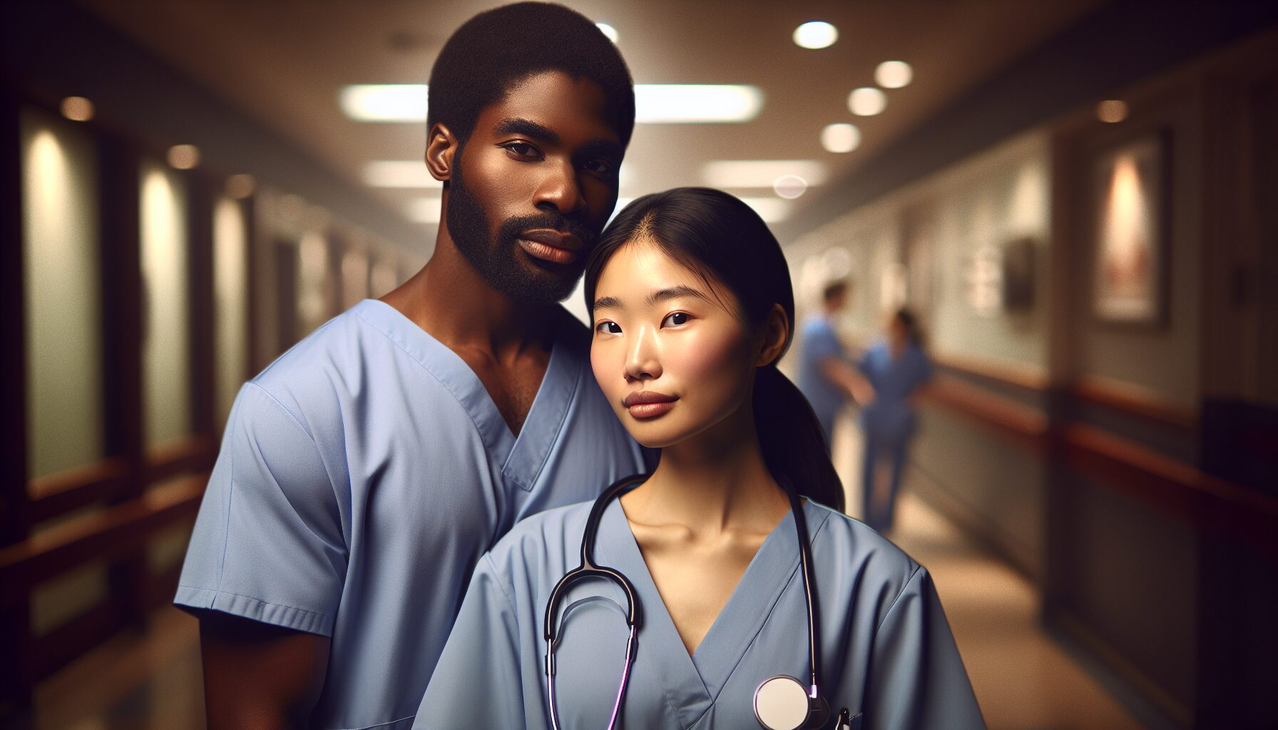 阮流箏醫院工作劇照