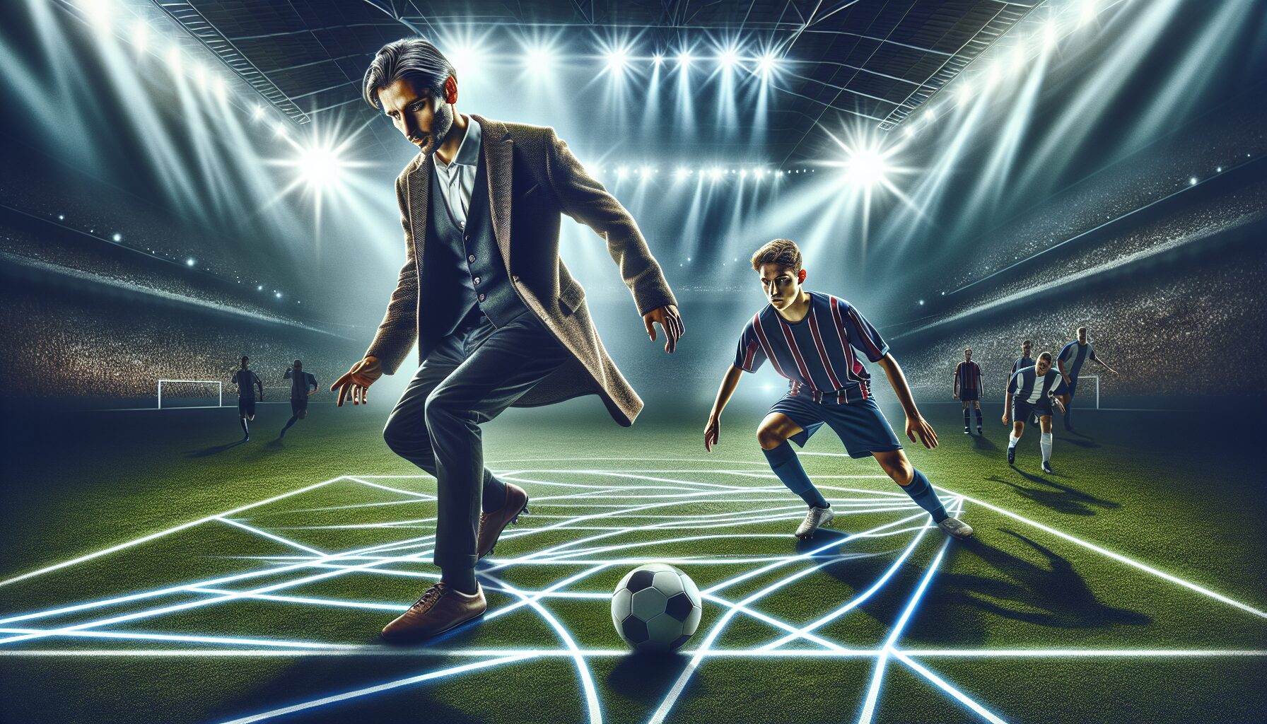 糸師冴操控球場，與凜進行心理戰