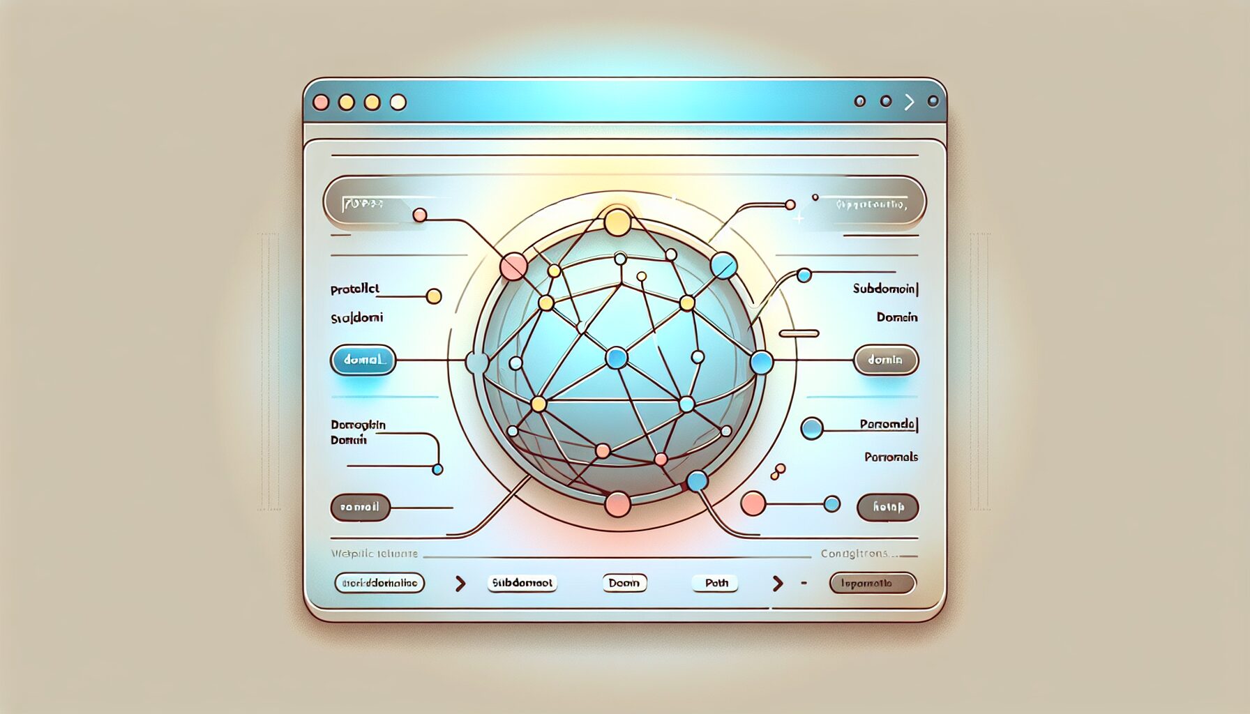常見URL結構示意圖與重複內容案例