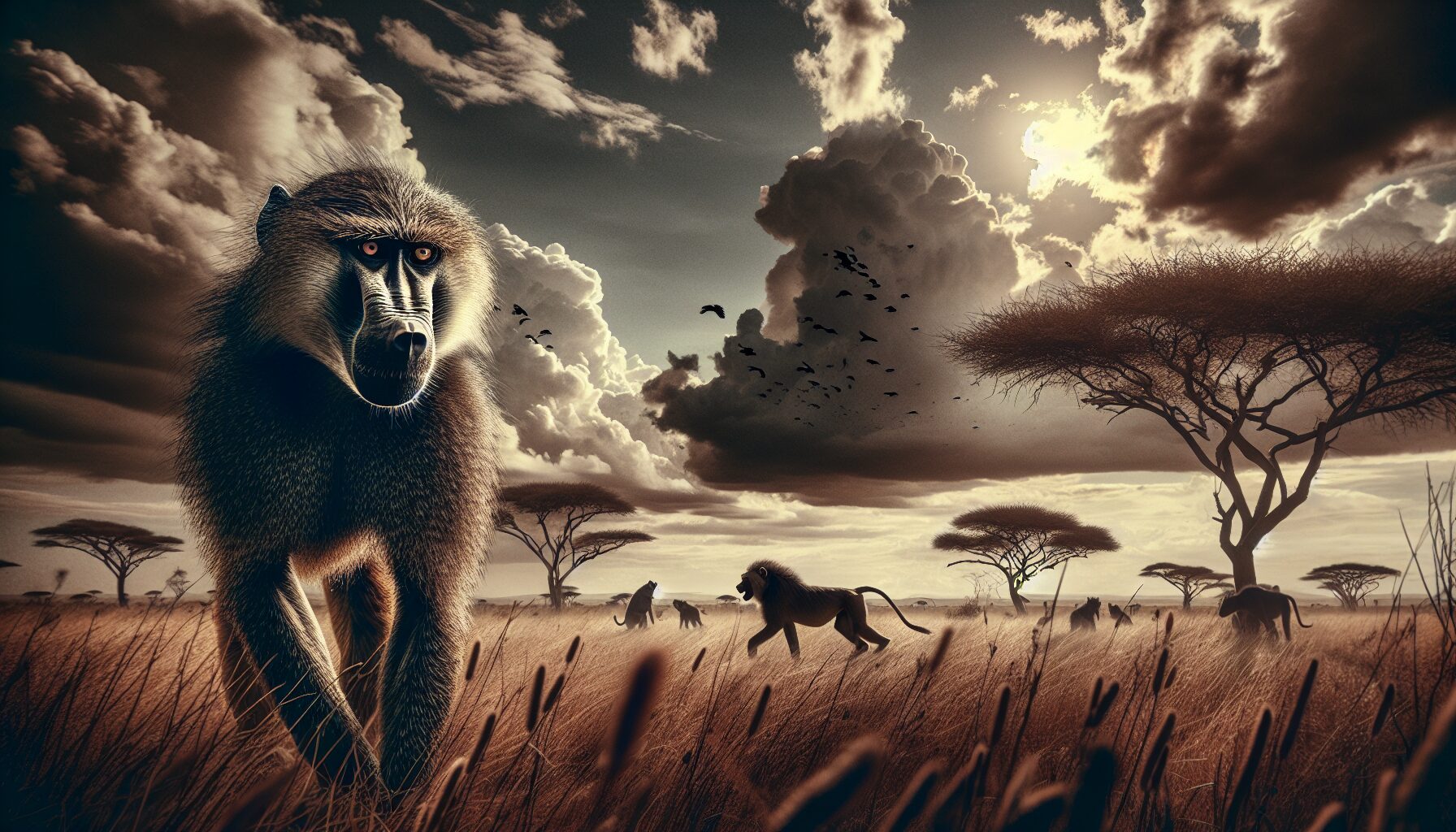 狒狒進化題材小說角色設計