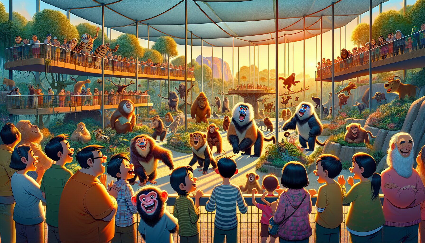 晉江文學城小說內猴類角色插畫