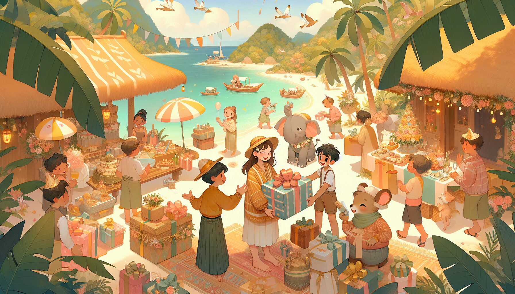 動物森友會島民互動場景