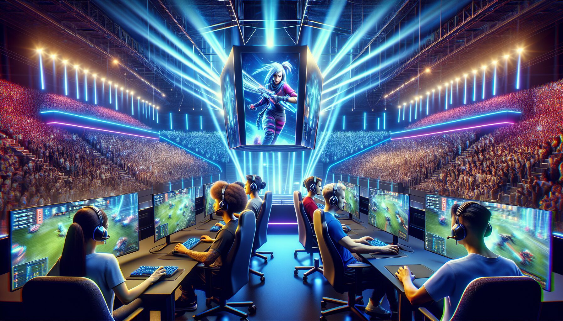 全職高手熱血電子競技場景