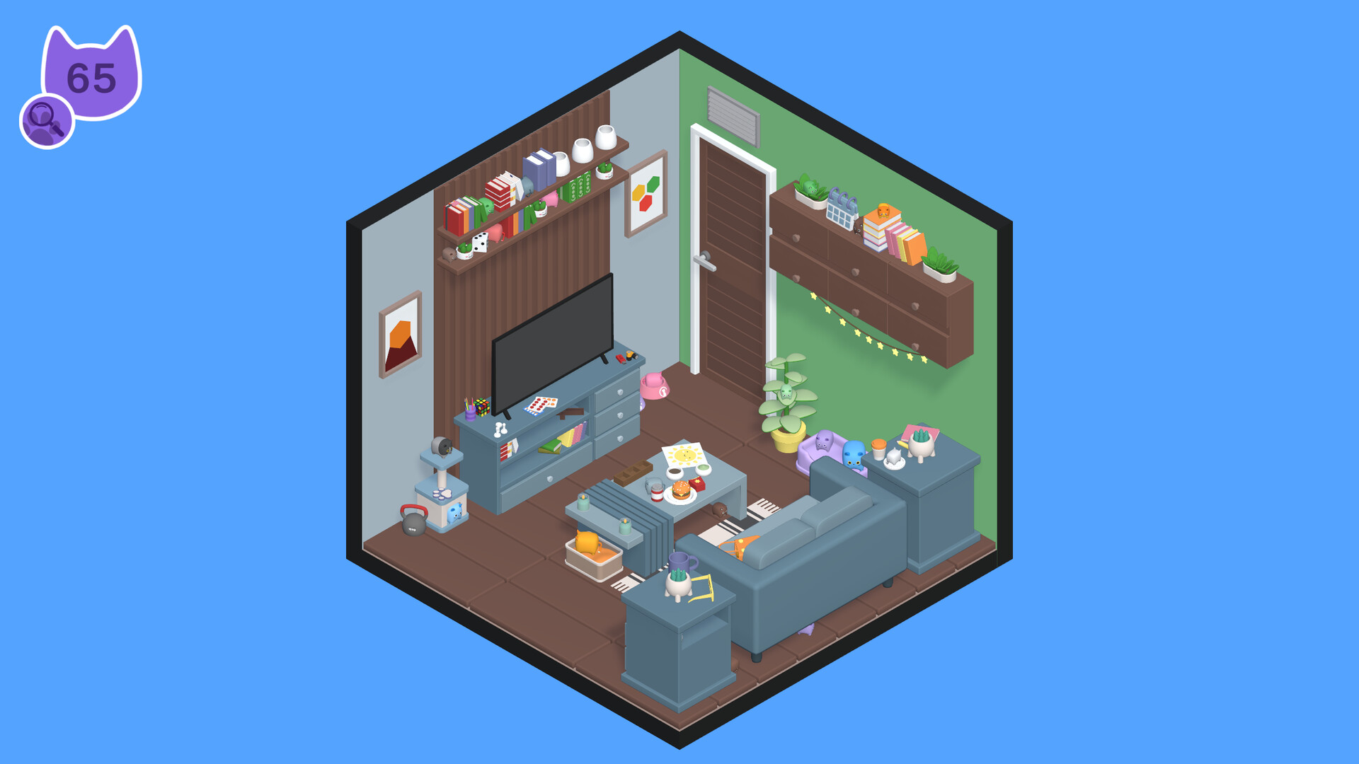 3D尋物解謎新作《Secret Paws - Cozy Apartments》療癒系遊戲，千隻貓咪等你來挑戰找出！