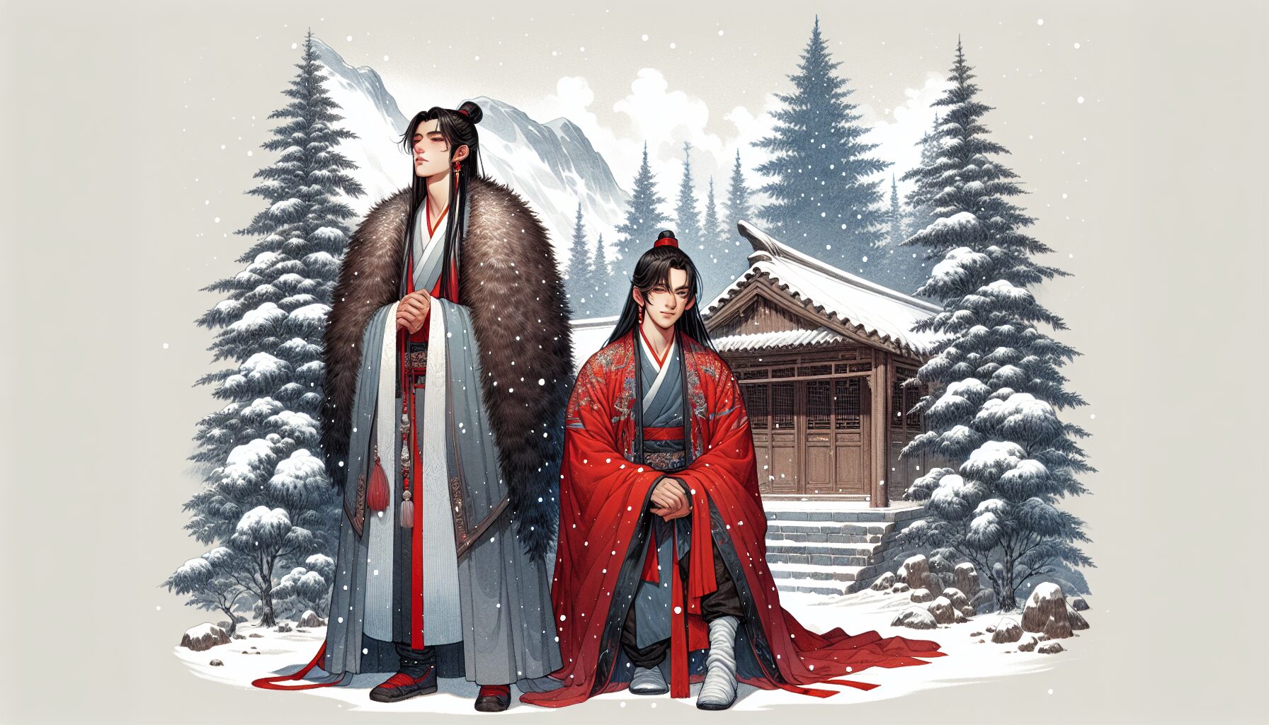 《少年歌行》雪落山莊，主角團初遇畫面