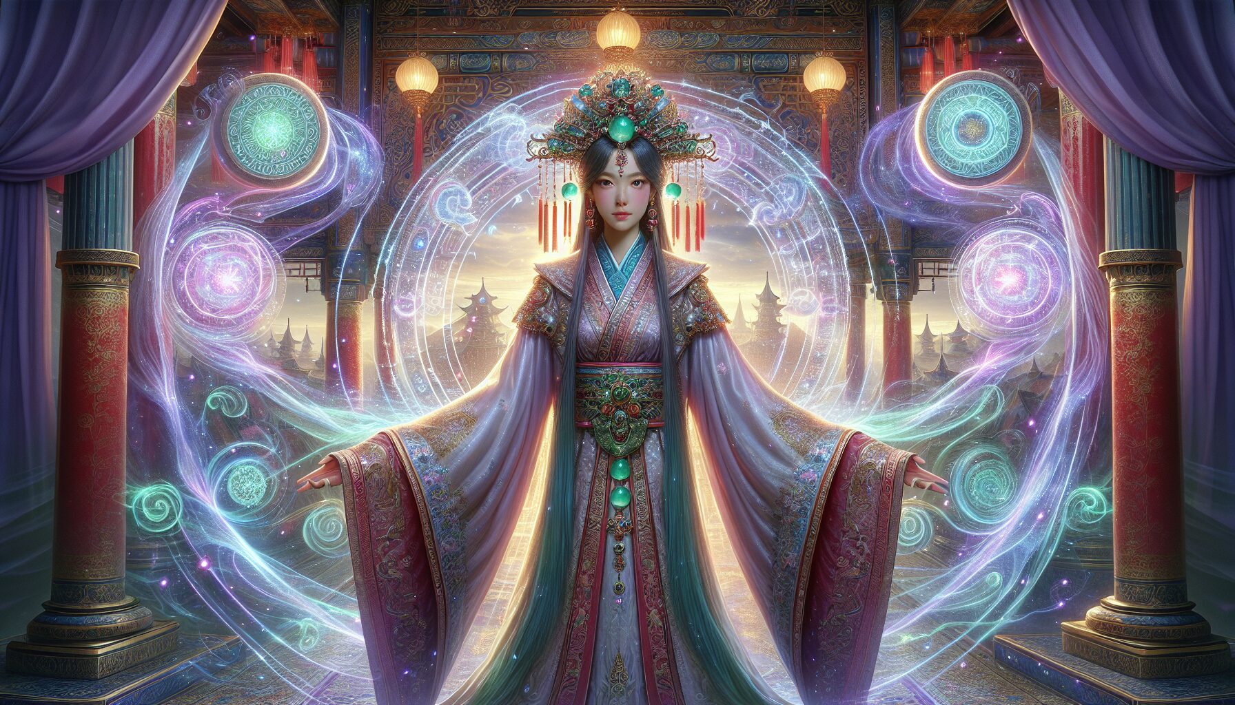 《醉玲瓏》劇照，劉詩詩飾鳳卿塵