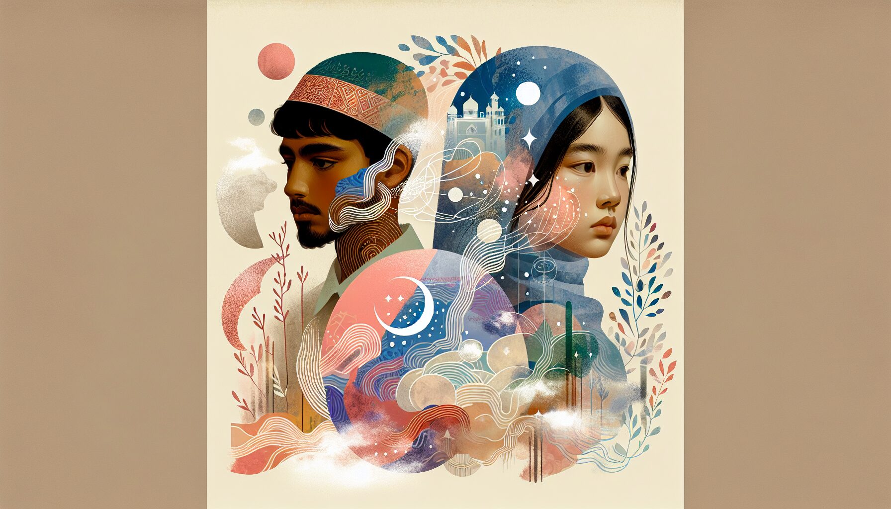 2023《你是平靜的》專輯主視覺，展現和解與包容」 class=