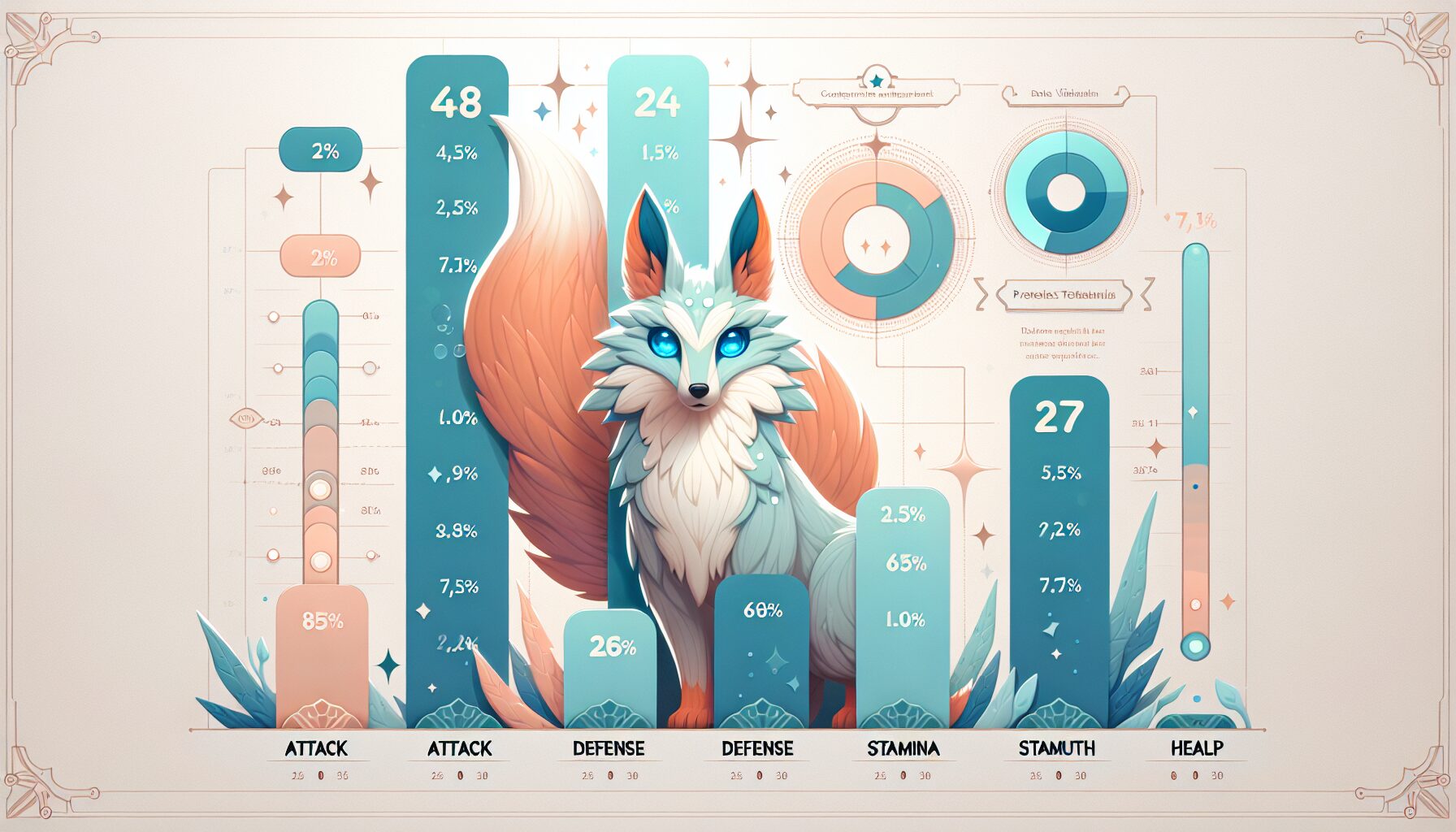 仙子伊布數值詳細圖表，IV 15/15/15與不同等級CP展示