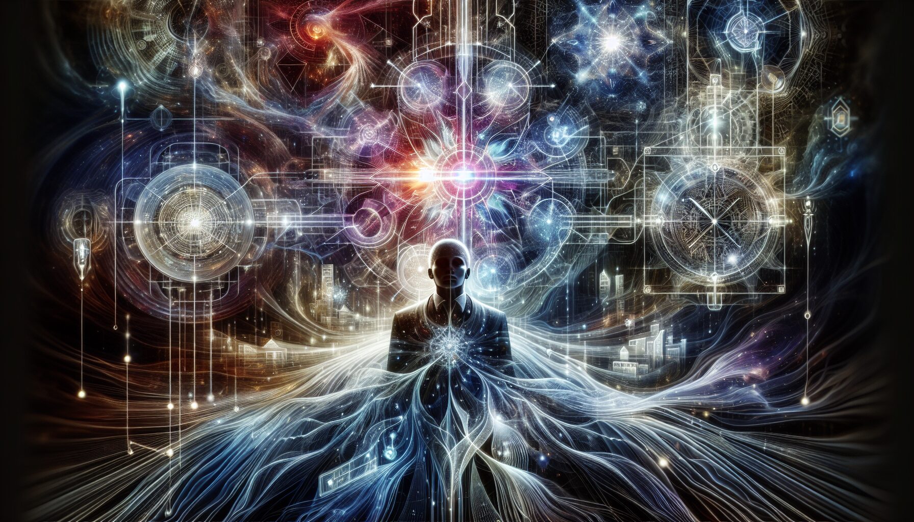 天眼通帶來多重冒險和命運選擇的小說插畫