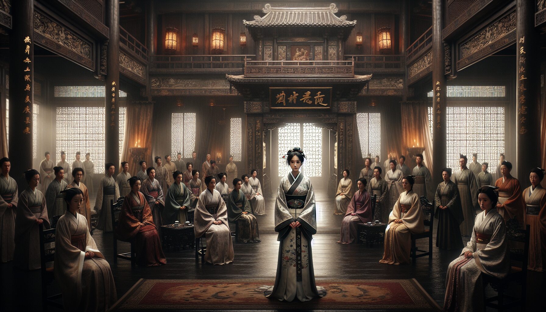 劇集重現花家女眷攜手渡難的劇情畫面